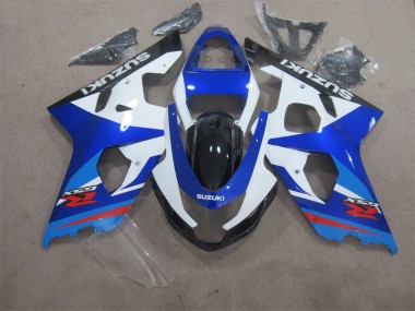 GSXR 600 K4 2004-2005 Motorrad Verkleidung - Blau Weiß