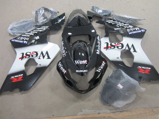 GSXR 600 K4 2004-2005 Motorrad Verkleidungen - Schwarz West