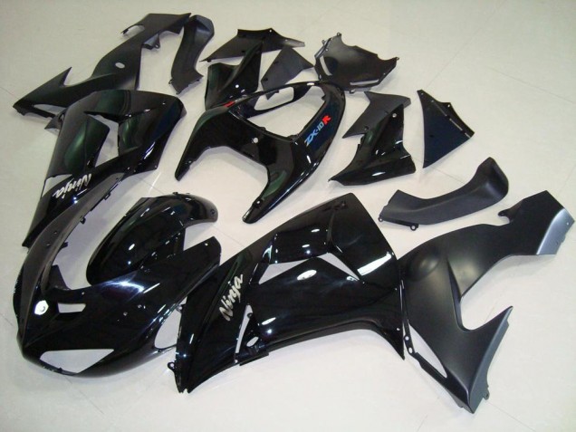 ZX10R 2006-2007 Motorrad Verkleidungen - Schwarz Matt Schwarz