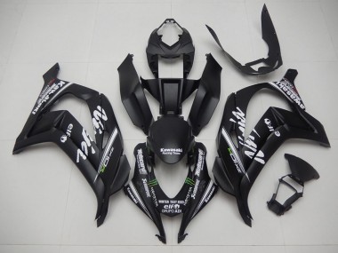 ZX10R 2016-2019 Motorrad Verkleidungen - Schwarz Racing Team Ninja