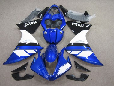 ZX14R ZZR 1400 2006-2011 Motorrad Verkleidungen - Blau Weiß